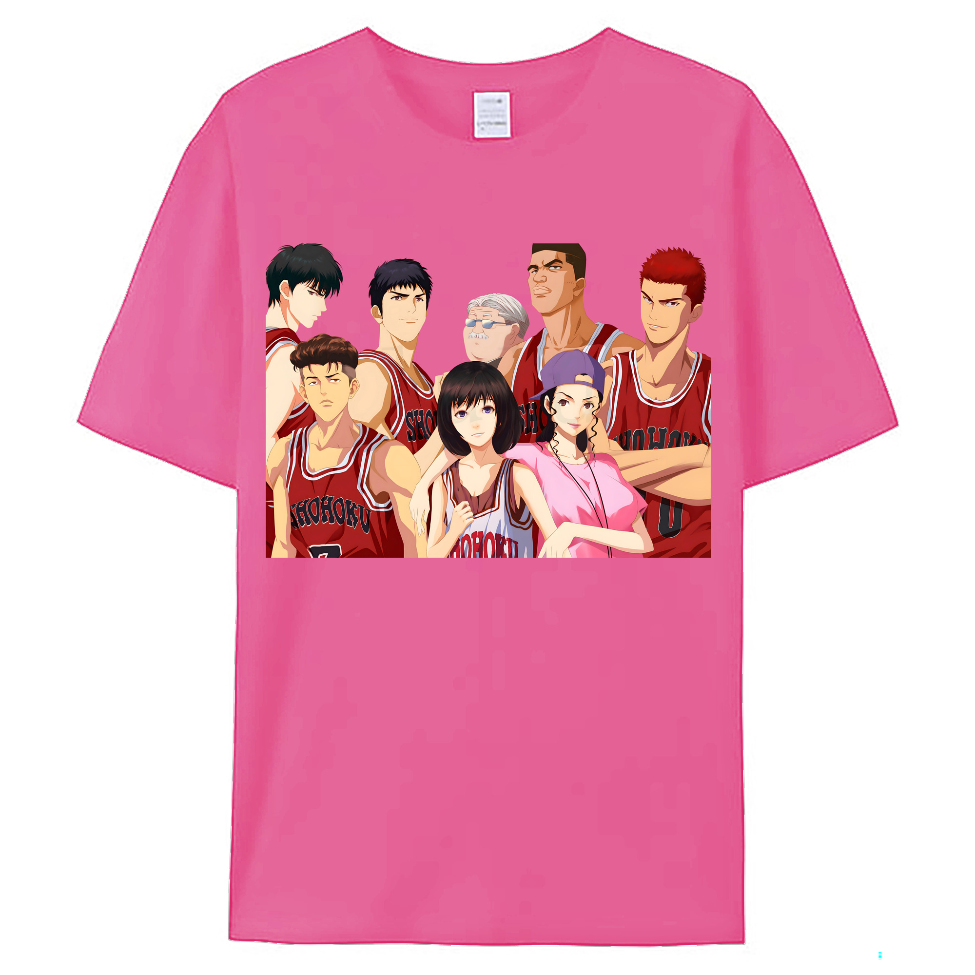 （画像用） SLAM DUNK／スラムダンク レディースカジュアルプリントTシャツ（綿100％）
